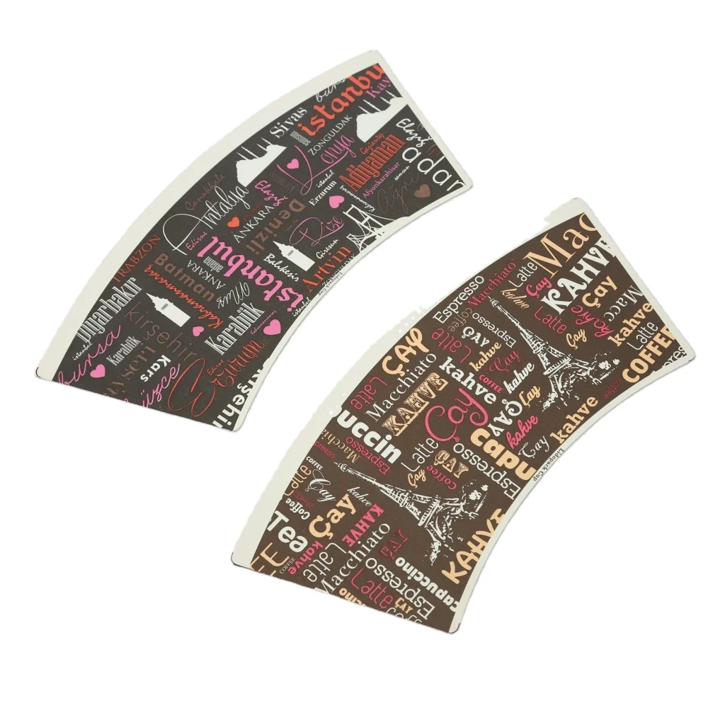 Disposable PE coated paper cup fan for making paper cup in roll