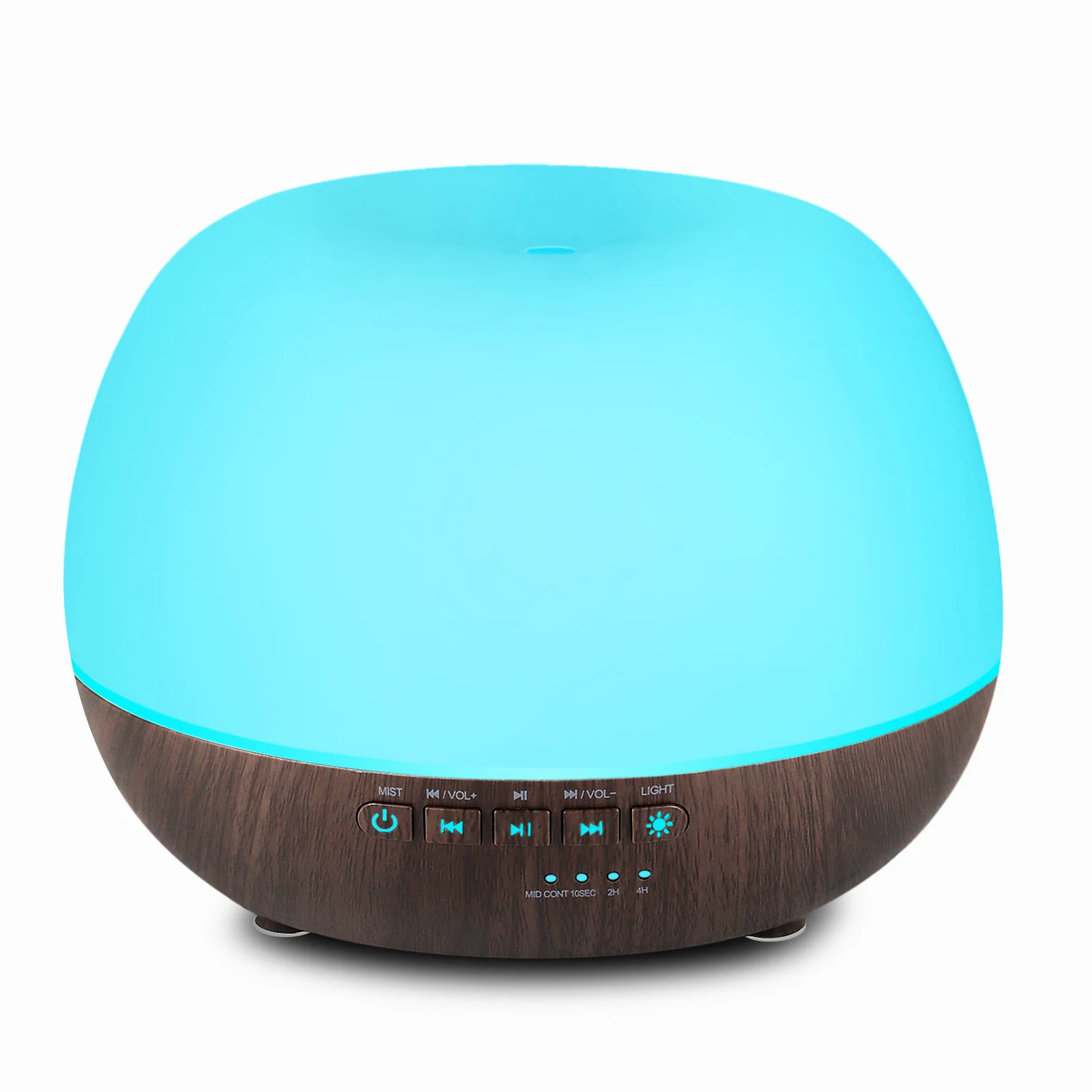 Aromatherapy Essential Oil Diffuser White Noise Machine Mist Humidifier With 7 LED Color Lights 9 Soothing Sounds