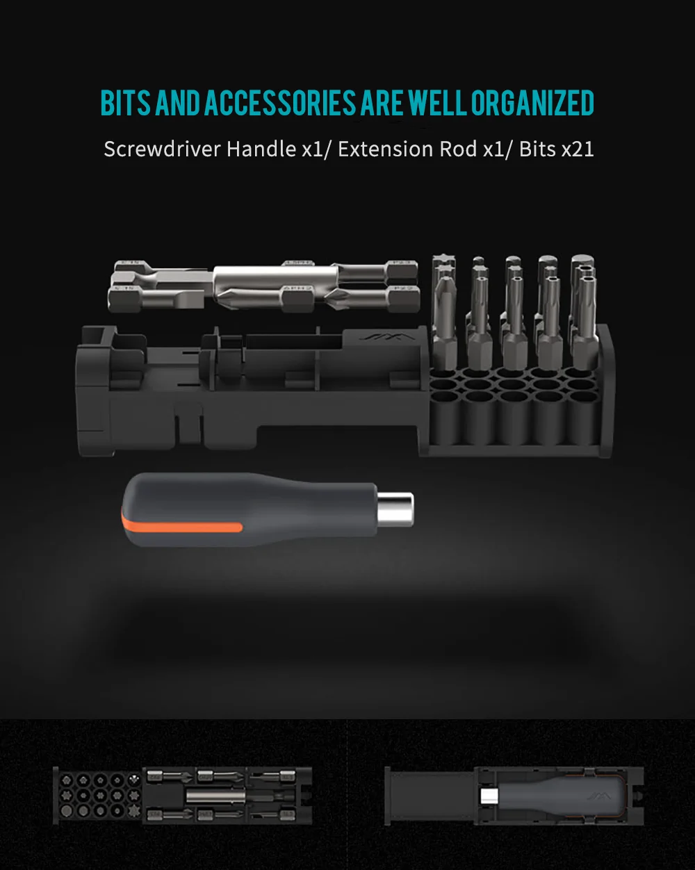 JIMIHOME GNT23 Widely used Hand Tool Kit Portable Pocket Screwdriver Set Press to Open Household