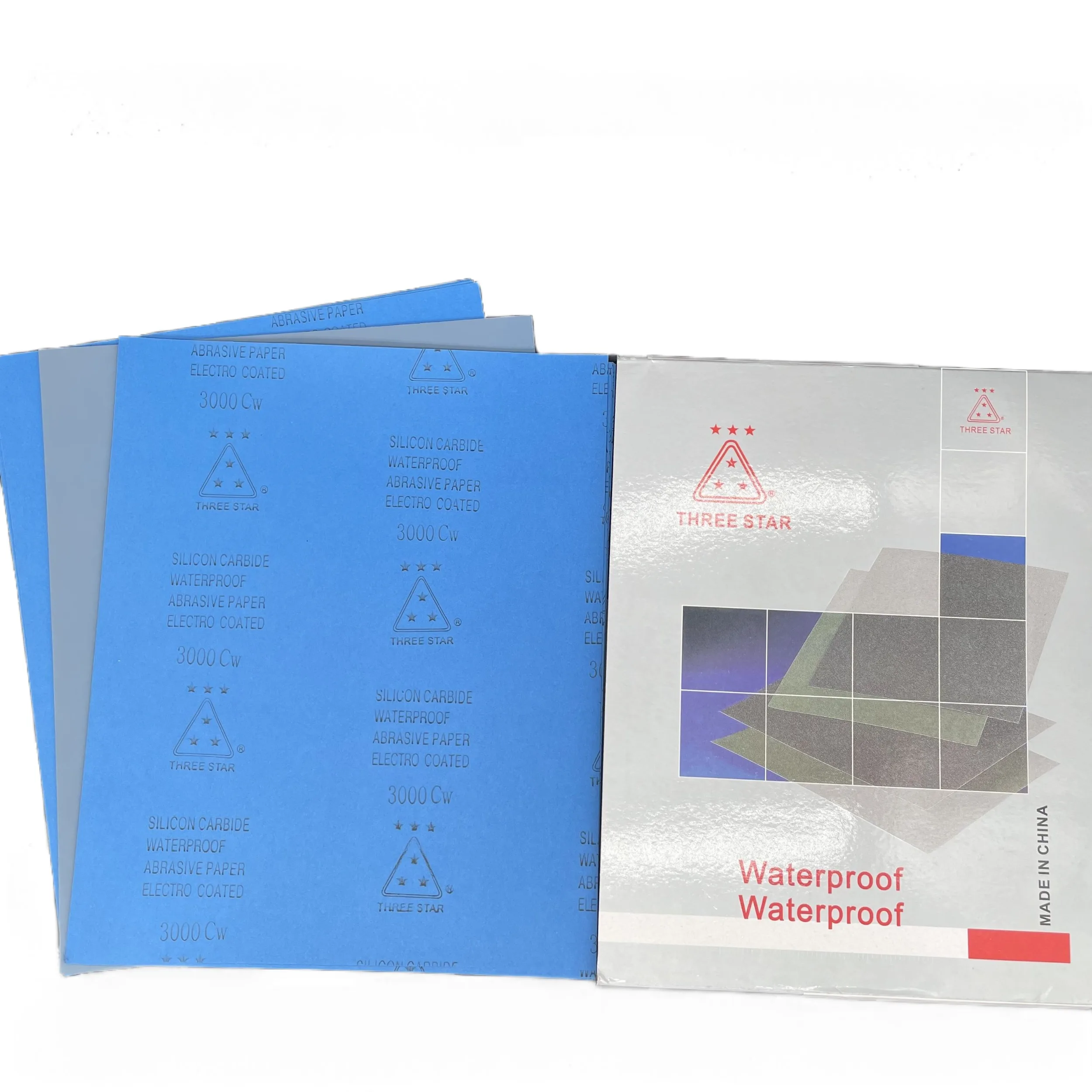 Premium Wet Dry Waterproof Sand Paper 120 Grit Sandpaper Abrasive Sanding Sheets For Stone