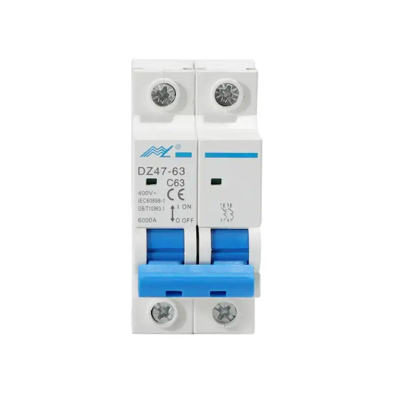 High Quality CHNT NXB-63 C Curve MCB 4P 1A 2A 3A 4A 6A 10A 16A 20A 25A 32A 40A 50A 63A DC MCB NXB-63 Miniature Circuit Breaker