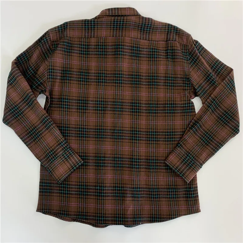 button up work shirts deep brown flannels over sized plaid shirt flannel