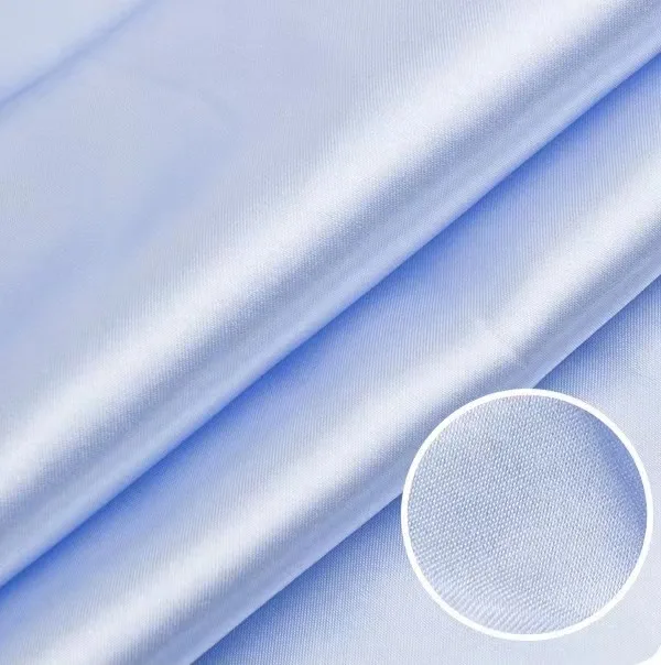 Factory Make Shiny Satin 50X75D 75gsm Recycled Fabric for Pajamas