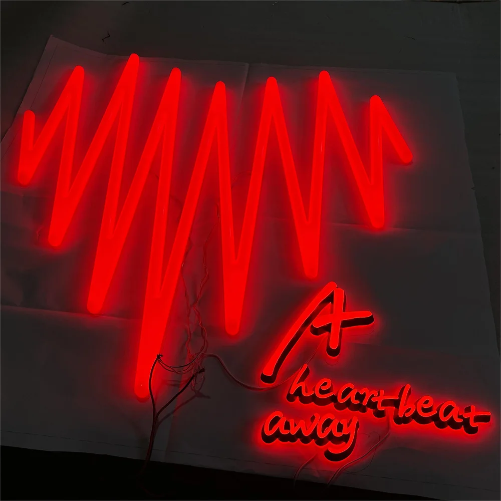 Custom Led Light Neon Sign Logo Business Sign Led Illuminated Acrylic Neon Beer Signs for Bar