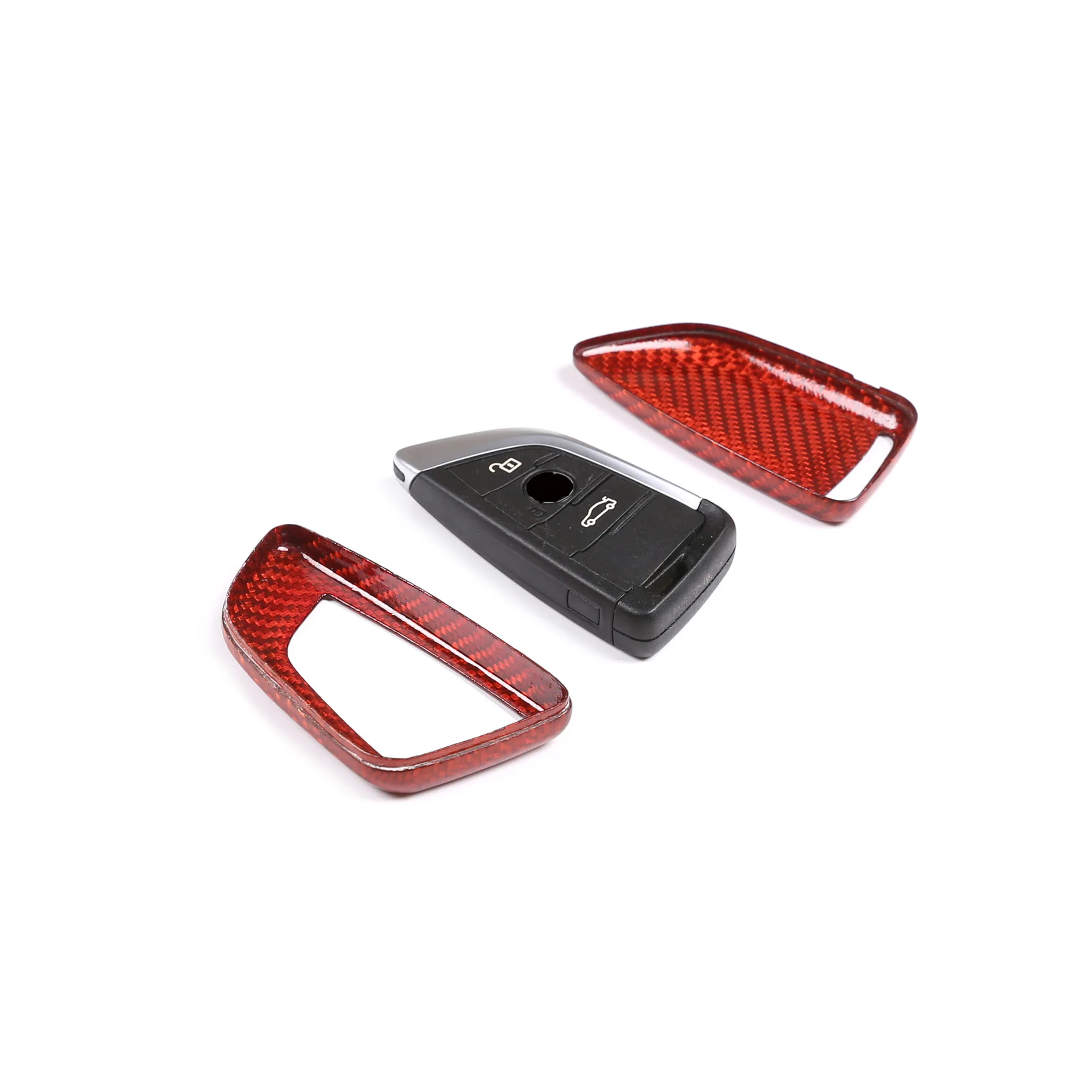  Universal Suitable For BMW Blade Type Carbon Fiber Car Key Case Shell