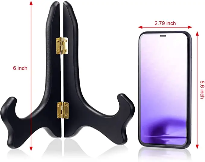 Multi-functional Wooden Desktop Shelf Mobile Phone Photo Display Shelf