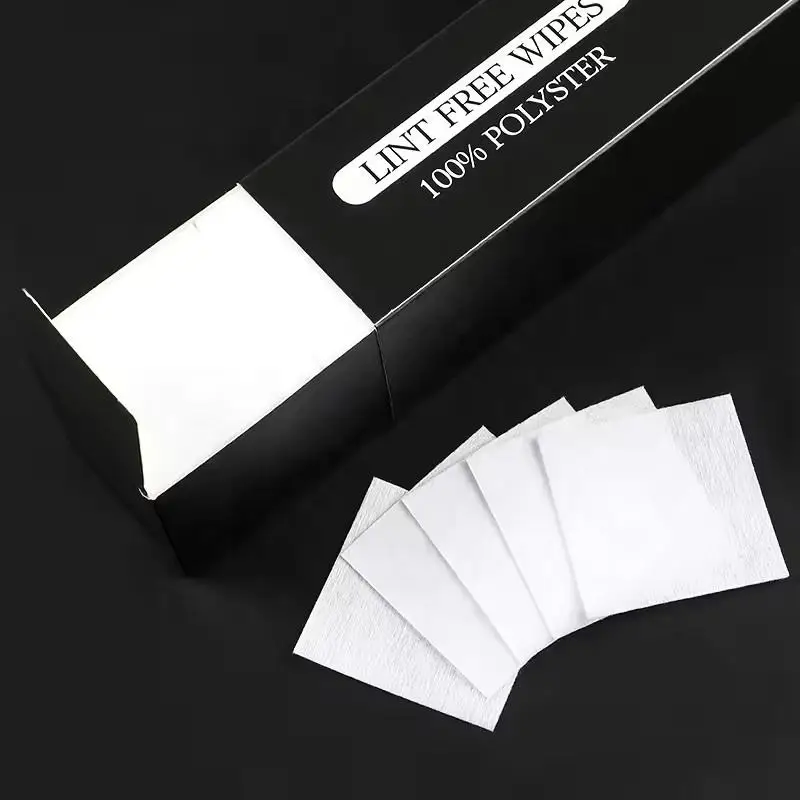 Wholesale Thicker Cotton Makeup Alcohols Cleaning Wipes Pads Nail polish Remover Lint Free Nail Wipes