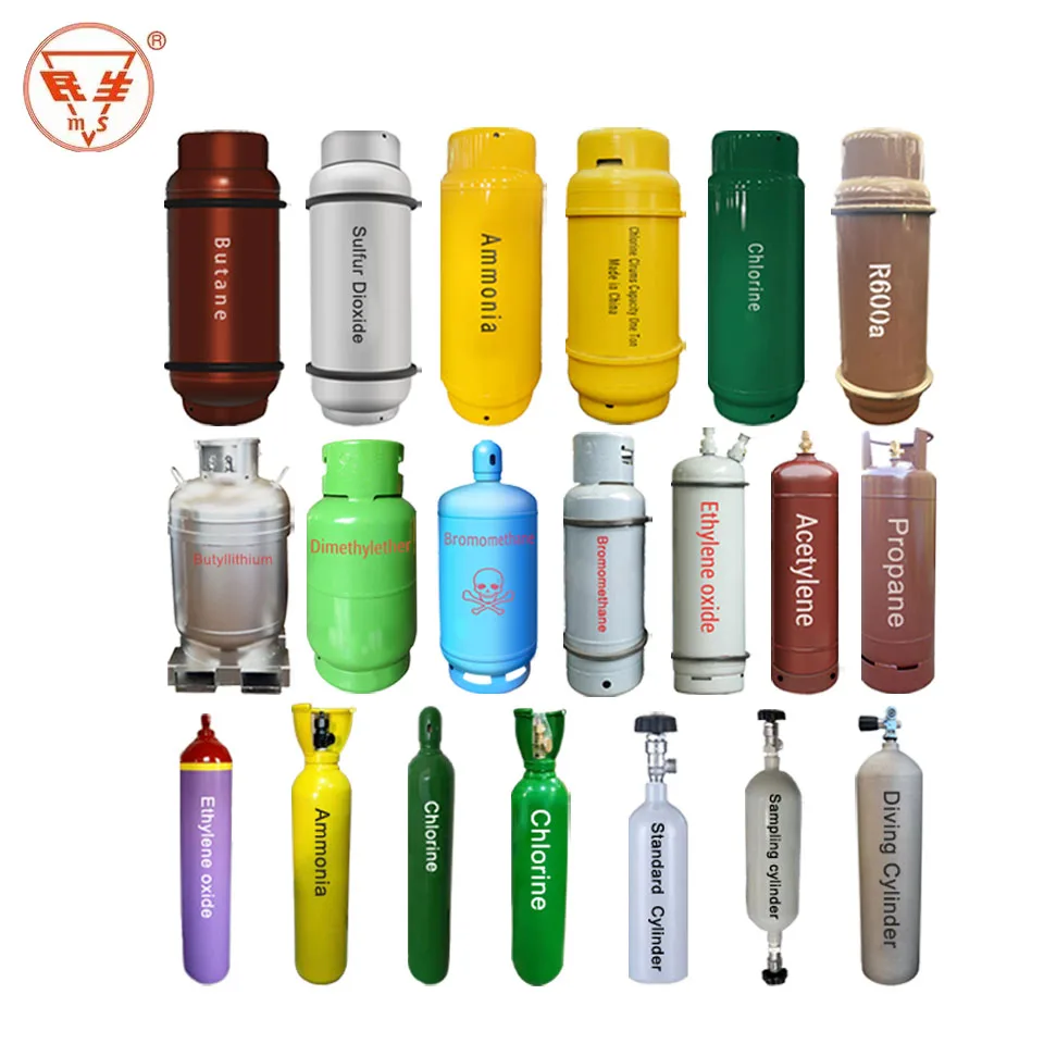 100L 68kg empty  liquid ammonia cylinder factory manufacture ammonia gas bottles