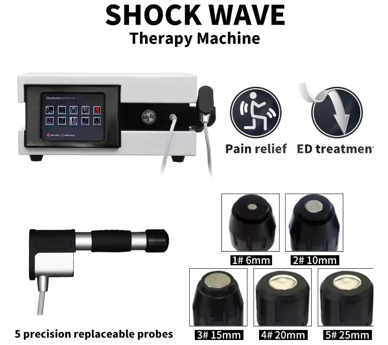 2024 Newest cheap price back pain relief physical therapy focused extracorporeal shockwave therapy machine