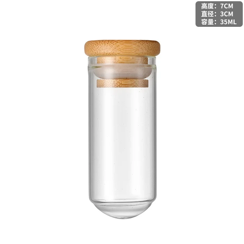 Borosilicate Empty Portable Food-grade Empty Vial Candy Honey Glass Test Tube With Cork