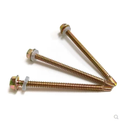 DIN7504 Hex Flange Head Roof Self Tapping Screw #10-12X100 mm (Needle Point Screw)