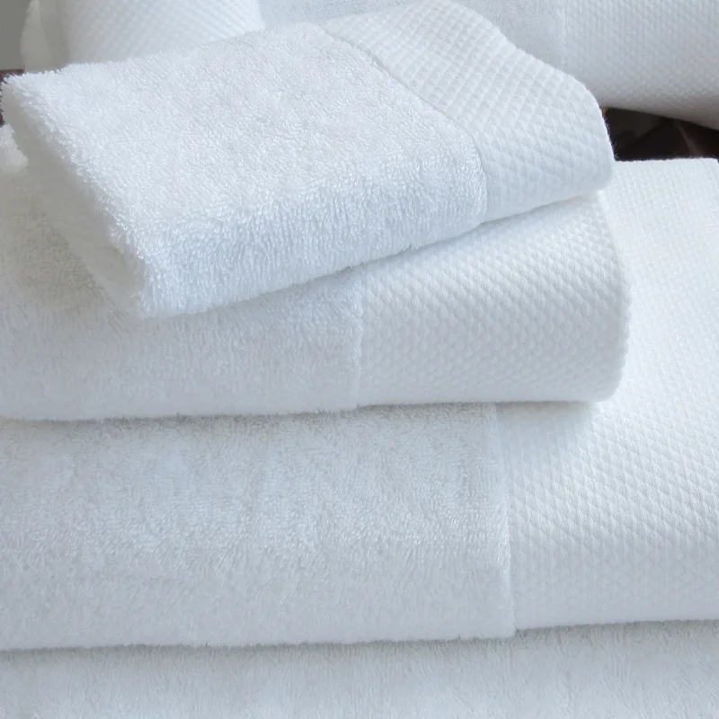 Custom 5 Star Luxury Hotel Hand Towels set cotton Bath towel white hotel bath towel 100% cotton luxury hot sale
