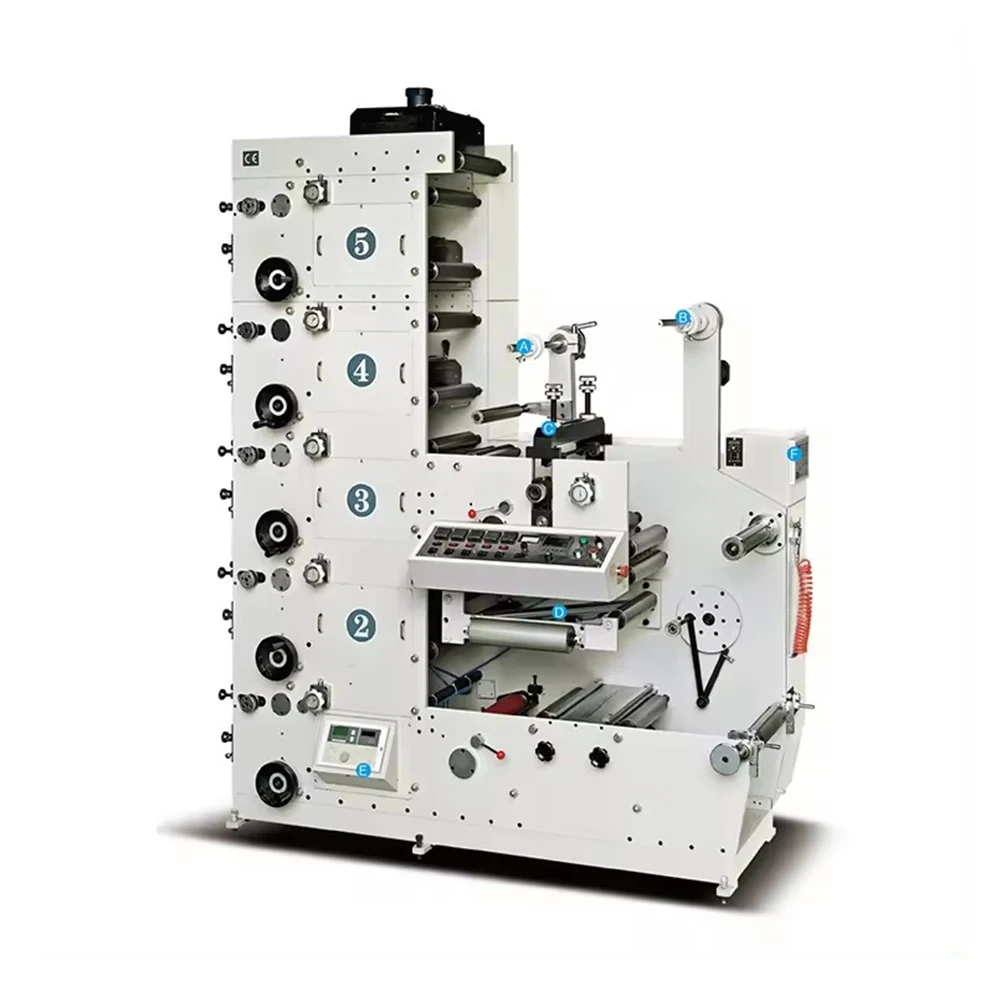 Factory Custom High Speed Automatic Paper Roll Horizontal Uv Flexo Printing Machine Price For 2 4 6 Colors Printing Press