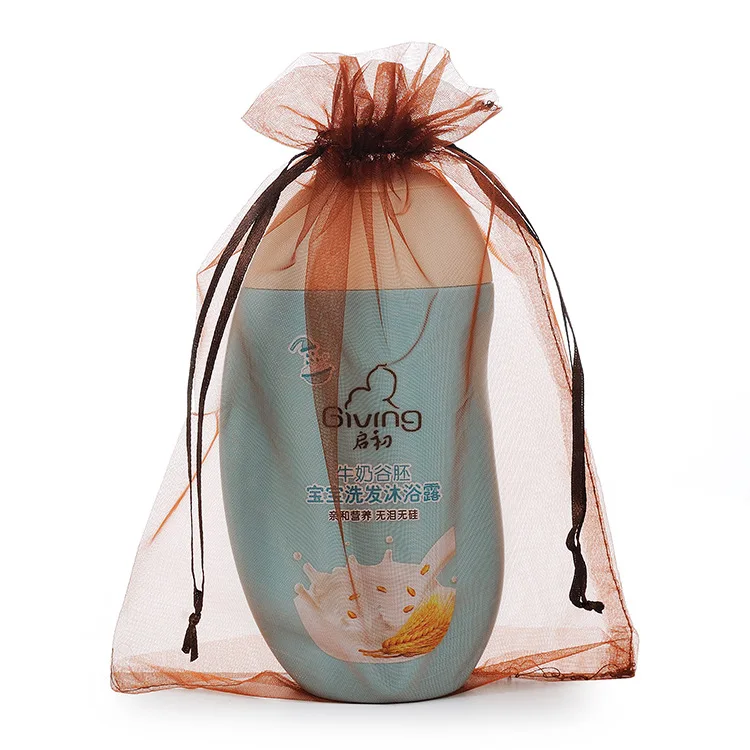 High Quality Candy Colors Organza Fabric Coffee Bean Packaging Boxes For Bags