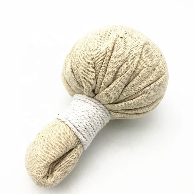 Natural 100% Thai Herbal Massage balls Herbal Compress Spa Body Ball Thailand