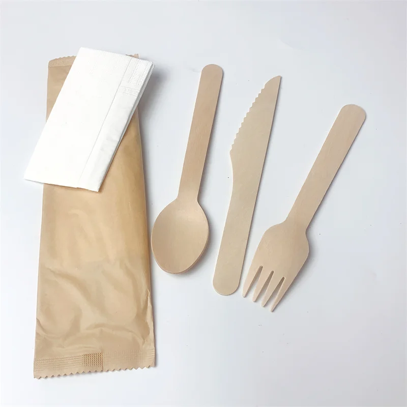 Stylish Wooden Cutlery Set for Modern Kitchens
