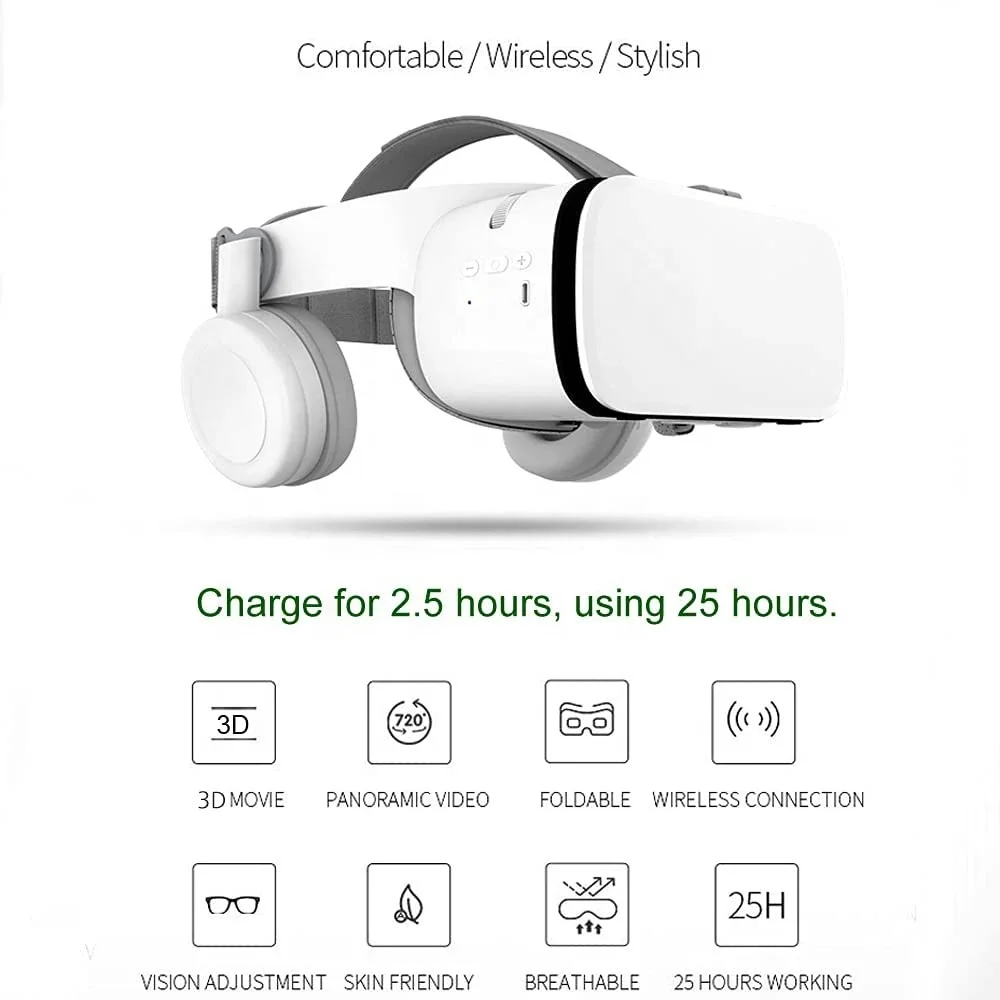 Bobo Bobovr Z6 Casque Helmet 3D VR Glasses Virtual Reality Wireless Headset For Smartphone Smart Phone Goggles Viar Binoculars