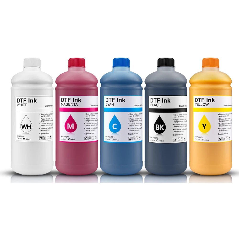 Supercolor 1000 мл струйная Премиум низкая цена DTF чернила Gelcrin теплопередающая пленка для принтера Epson I3200 4720 L1800