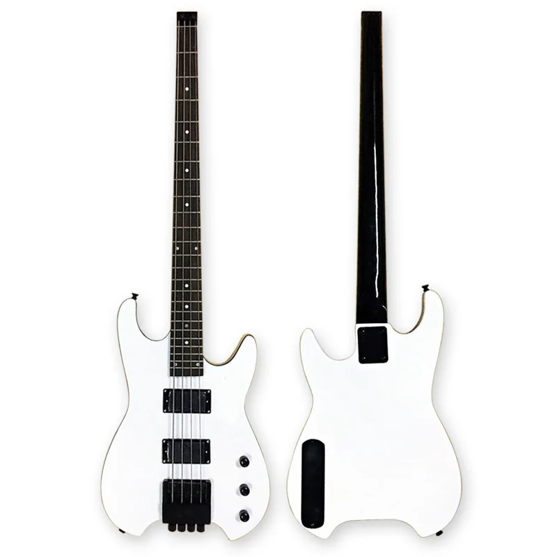 Made In China Custom High Quality Cheap Rosewood Left Handed 4 String  Bass Headless Guitar Electric Guitar