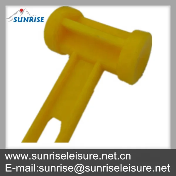 83034-F#25.5cm Length Yellow Plastic Machinist Hammer for Daily Use