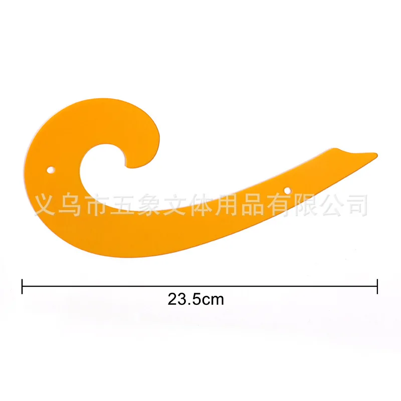 High Quality Flexible Acrylic Curve Tailor Sewing Ruler Fashion Design Template Pattern Drawing Draft Ruler