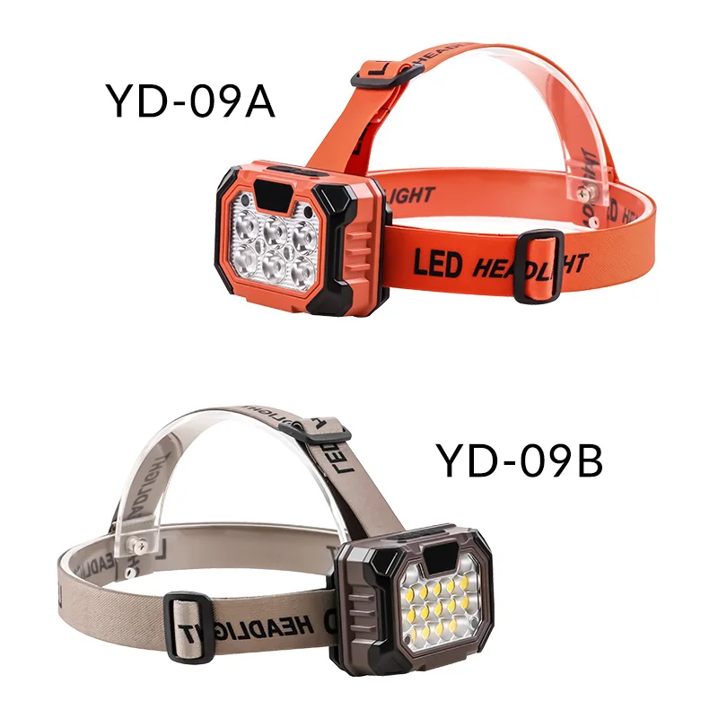 LED Rechargeable Headlamp, Flashlight with Motion Sensor, Waterproof Head light for Fishing Camping Running Cycling Headlight