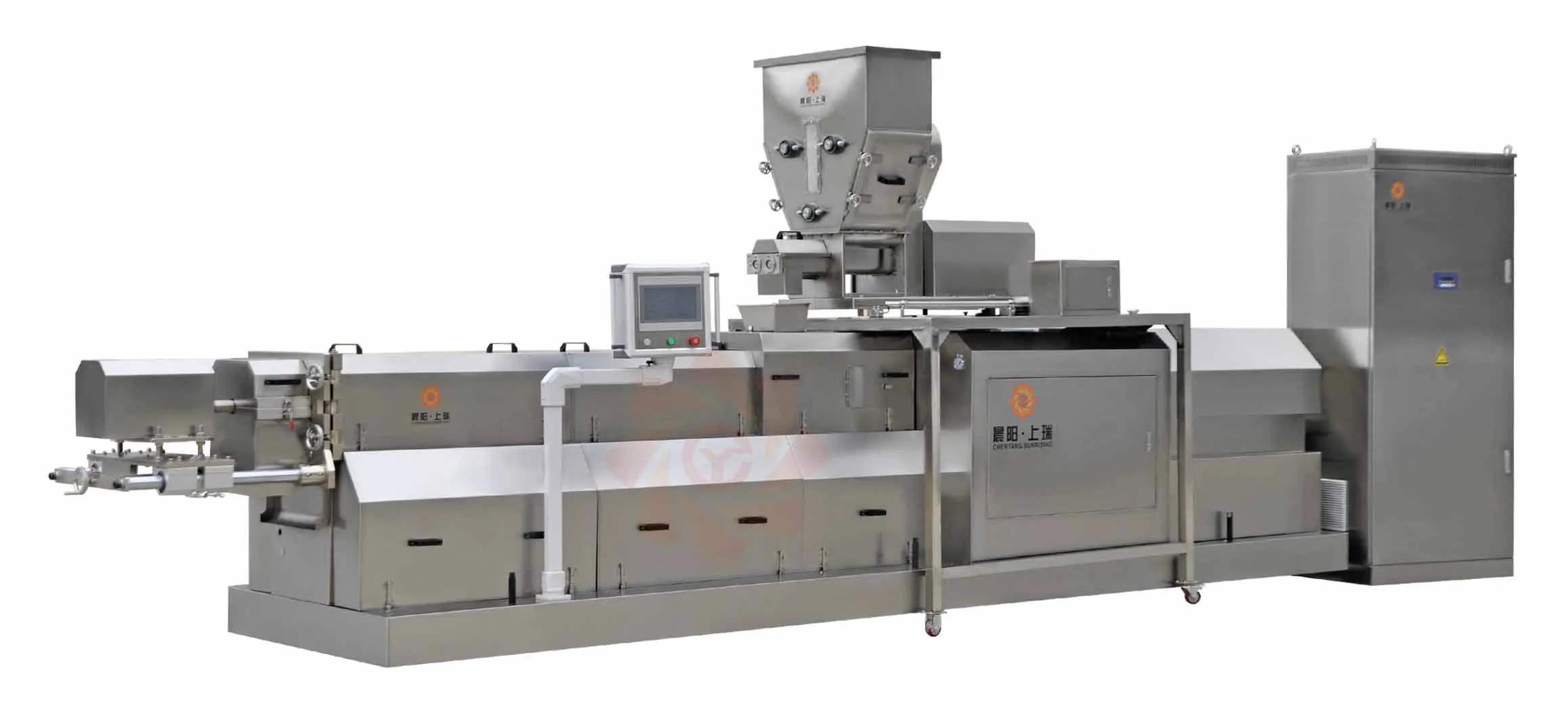 Automatic customizable double screw food extruder extrusion machine