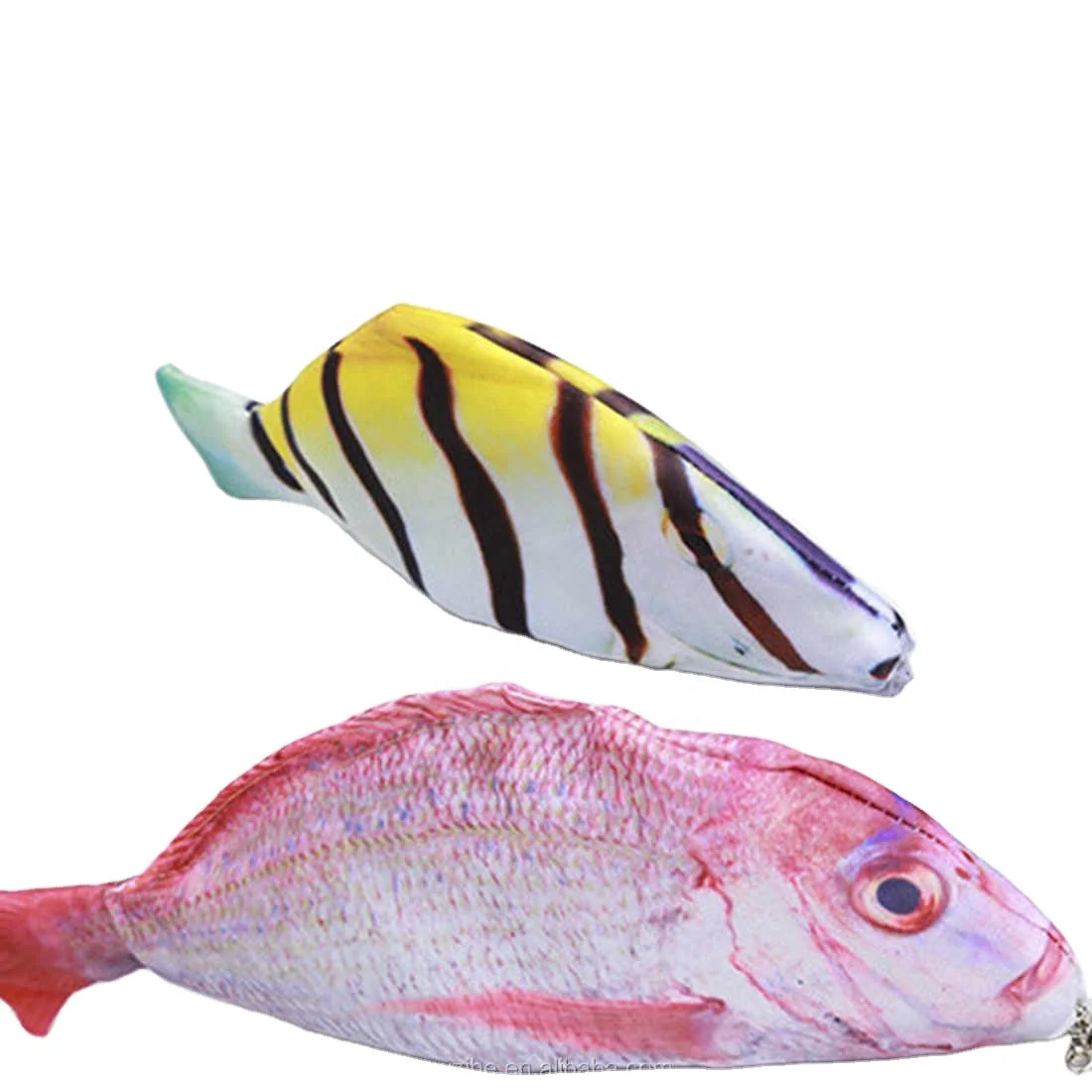 Пенал тканевый в Корейском стиле, Оригинальный чехол в форме рыбы для карандашей, школьные принадлежности, Подарочные Канцтовары