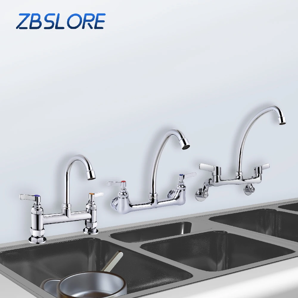 Kitchen Sink Faucets Mixer Tap Watermark Water Kitchen Tap Wall Mount Mixer Faucet