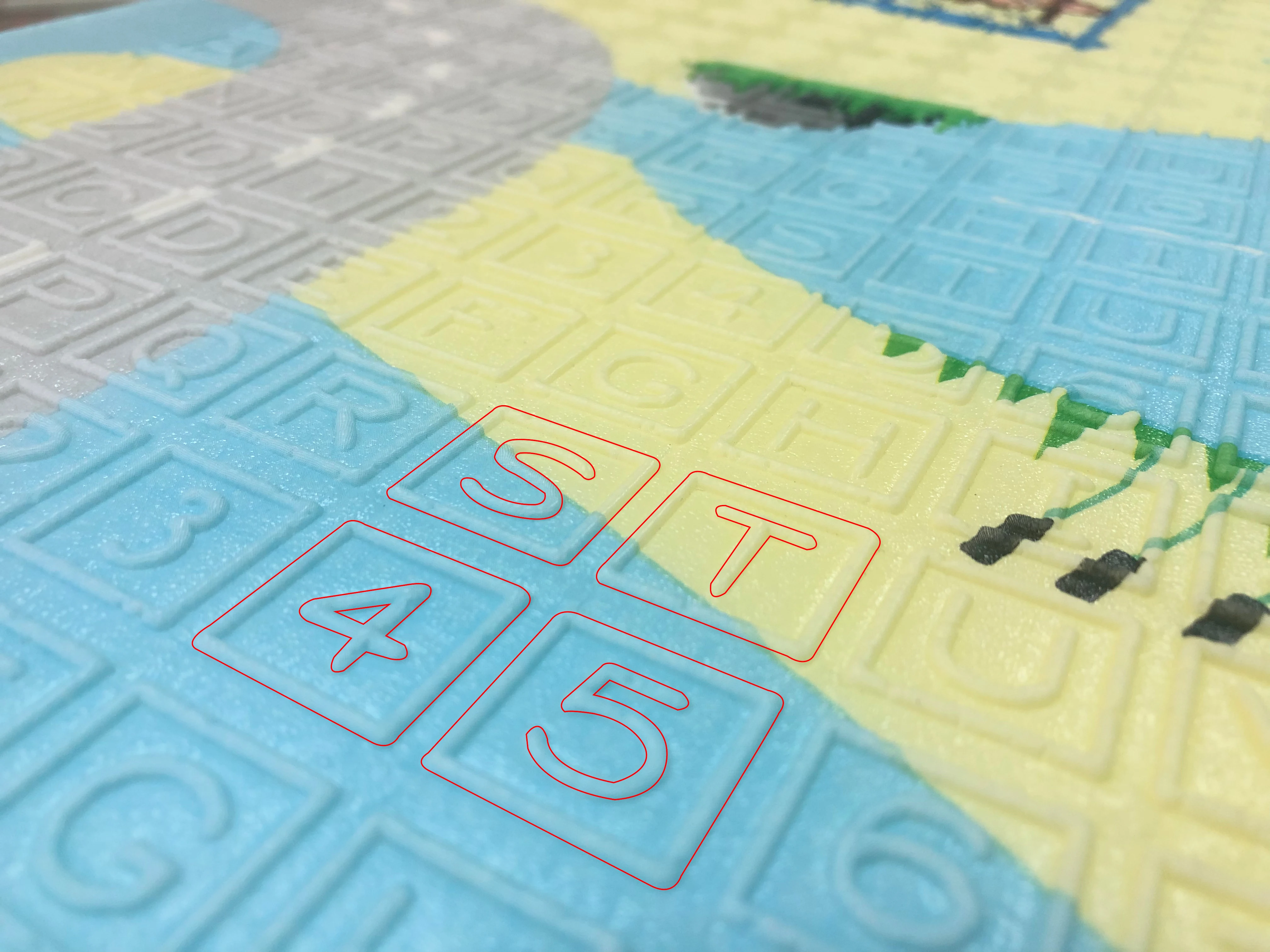 Eco friendly factory supply organic XPE children play mat puzzle