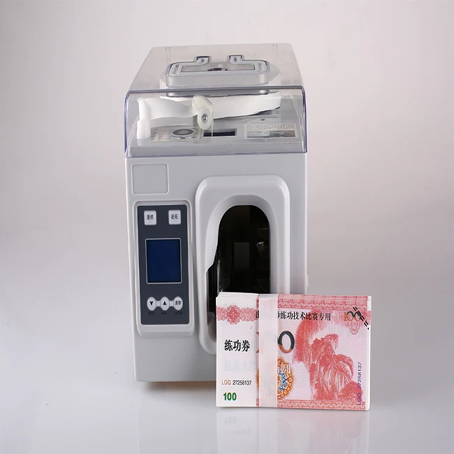 Perfect Sell Well New Type Automatic Currency Strap Strapping Money Banding Machine