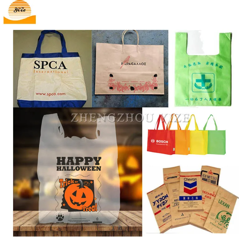 1-6 Color Offset Flour Woven Rice Bags Screen Printing Machine Sticker Logo Wrapping Paper Carry Bag Printer Machine