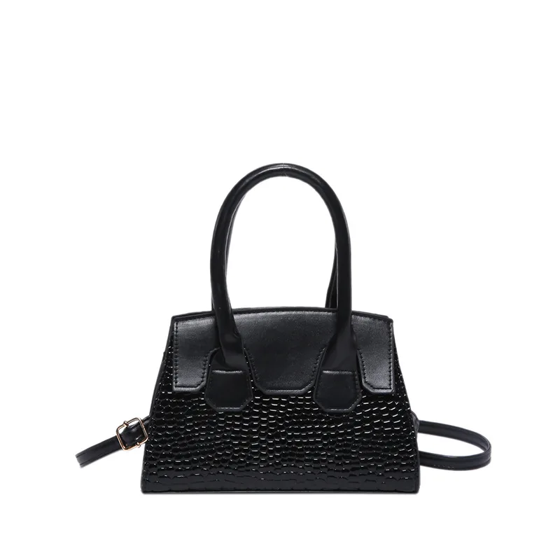 Top Brand Woman Handbag Crocodile Stripe Leather Mini Crossbody Bag Bolsas Designer Sacos De Ombro De Luxo Feminino Bag Satchel