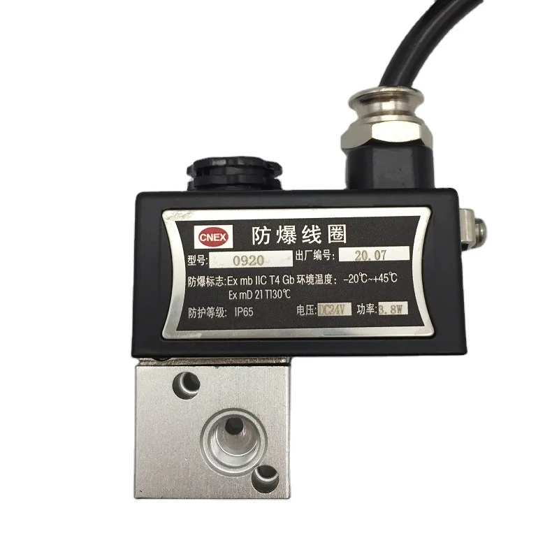 3V1-06F 2 positions 3 ways aluminium pneumatic directional control direct acting solenoid valve