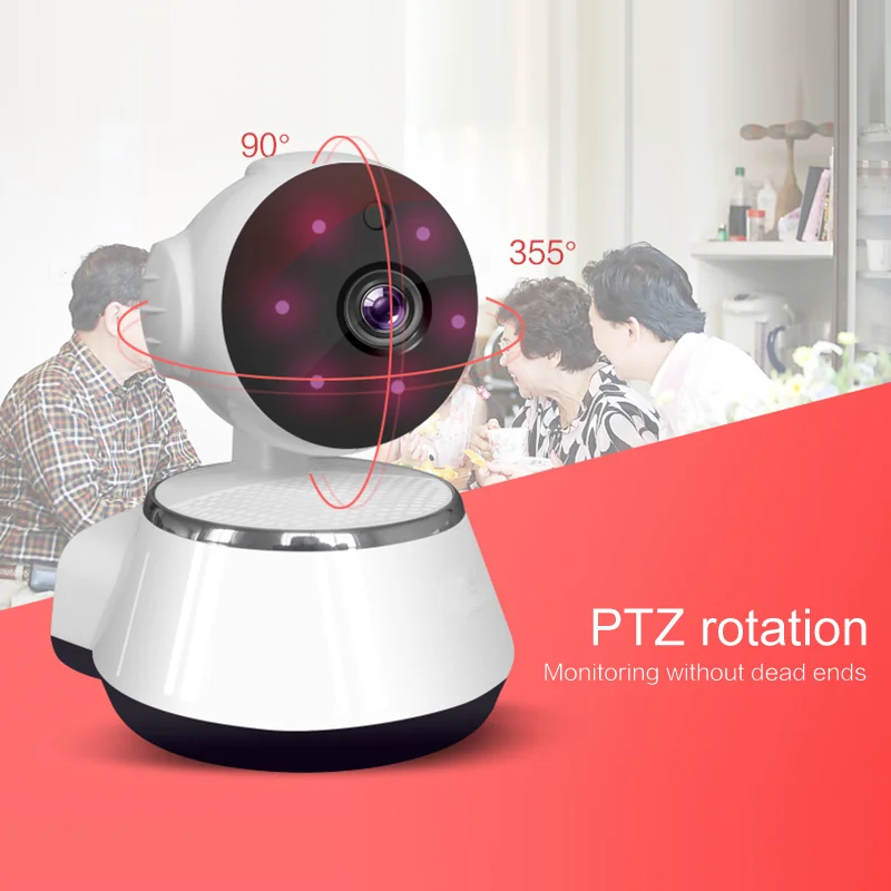  Высокое Качество P2P IP камера 720P собака Робот мини беспроводная домашняя безопасность Wifi