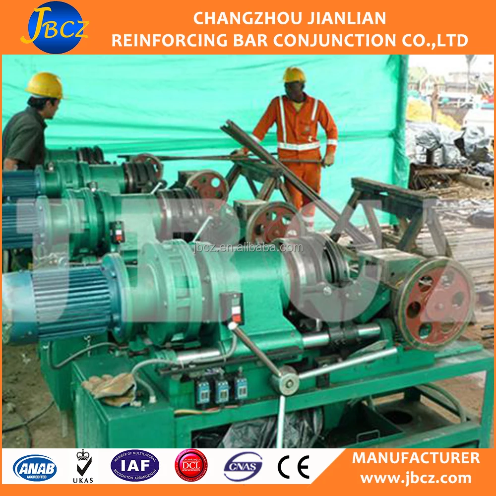 Double Machine Head Rib Peeling Roll Thread Machine For 12-40mm