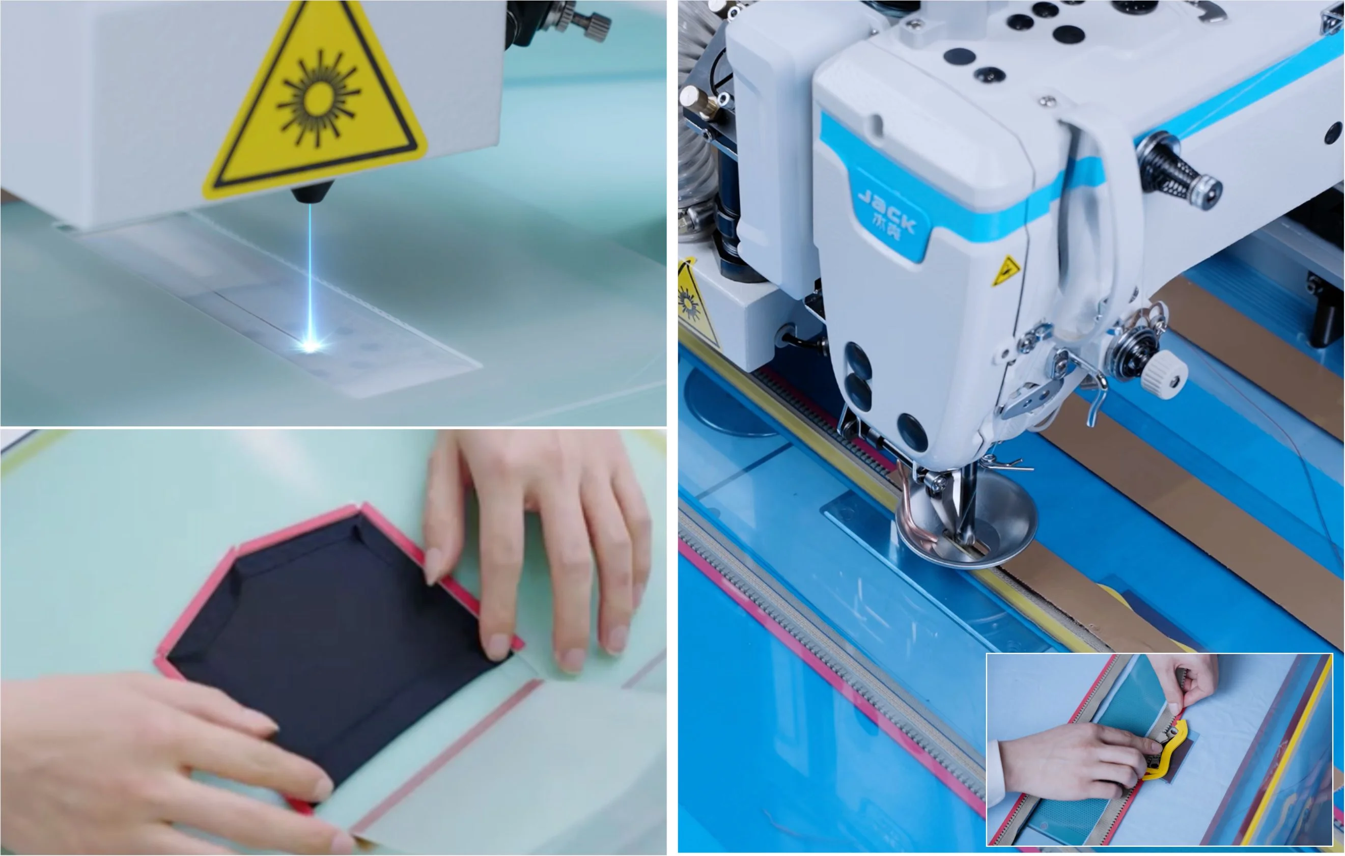 JACK M5 automatic sewing machine programmed pattern sewing machine brand new template machine sewing pocket flap factory price