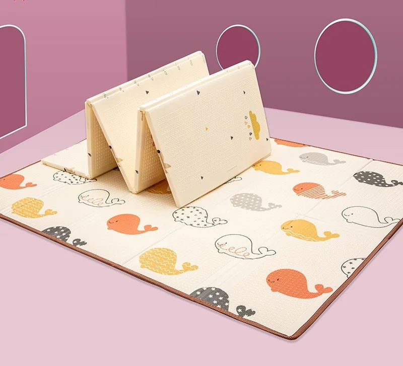 200x180x1.5cm Foldable XPE Foam Baby Play Mat Kid Playmat Crawling Children Play Mat Game Pad Educational Mat