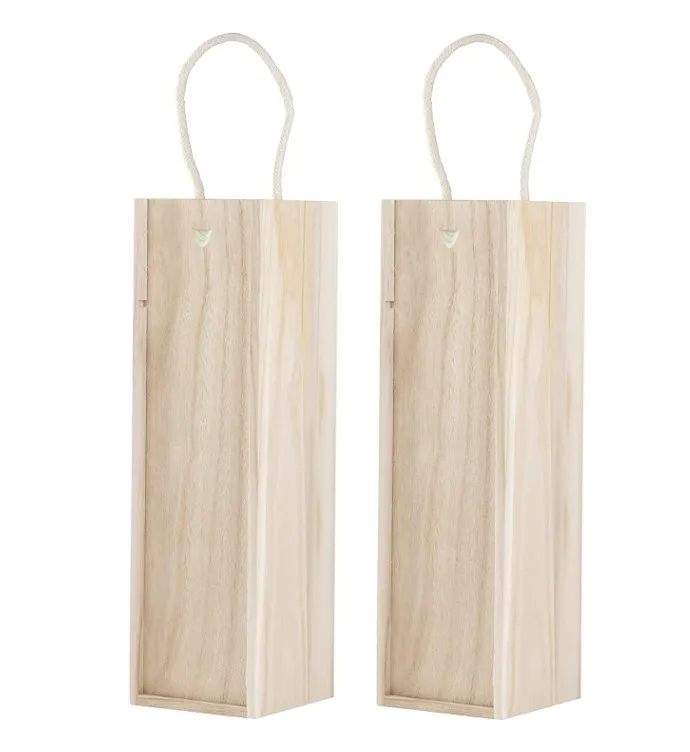 Wholesale Proper Price Wooden Box Wine Custom Box High Quality Wine Box