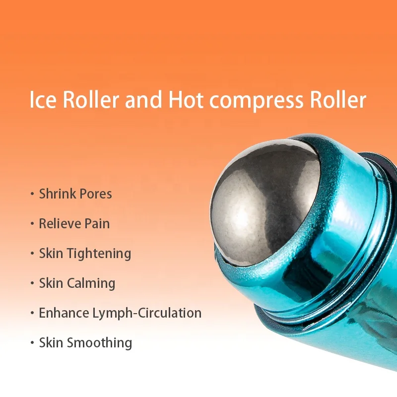 Wingether 2022 Amazon Hot Sale Oil Absorbing Roller Wood Soft And Comfortable Massage Rollers Face Roller Ice Globes