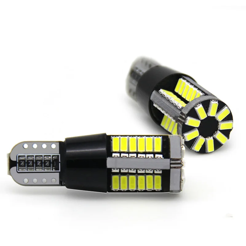 High Quality LED Strobe Light T10 LED Car Bulb 3014 57smd 12V Interior leds T10 w5w Car Light Flashing