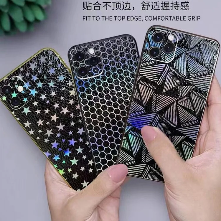 Mobile phone back wrap leather mobile 3d skin for hydrogel screen protector cutting machine