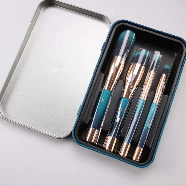 
New Design Magnetic Makeup Brush Set High Quality Low Moq Private Label Synthetic Make Up Brushes 