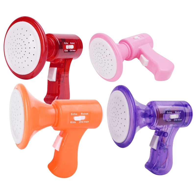 Креативный ручной громкоговоритель детский регулируемый звуковой игрушки для детей 4 различных звуковых эффекта с переменным