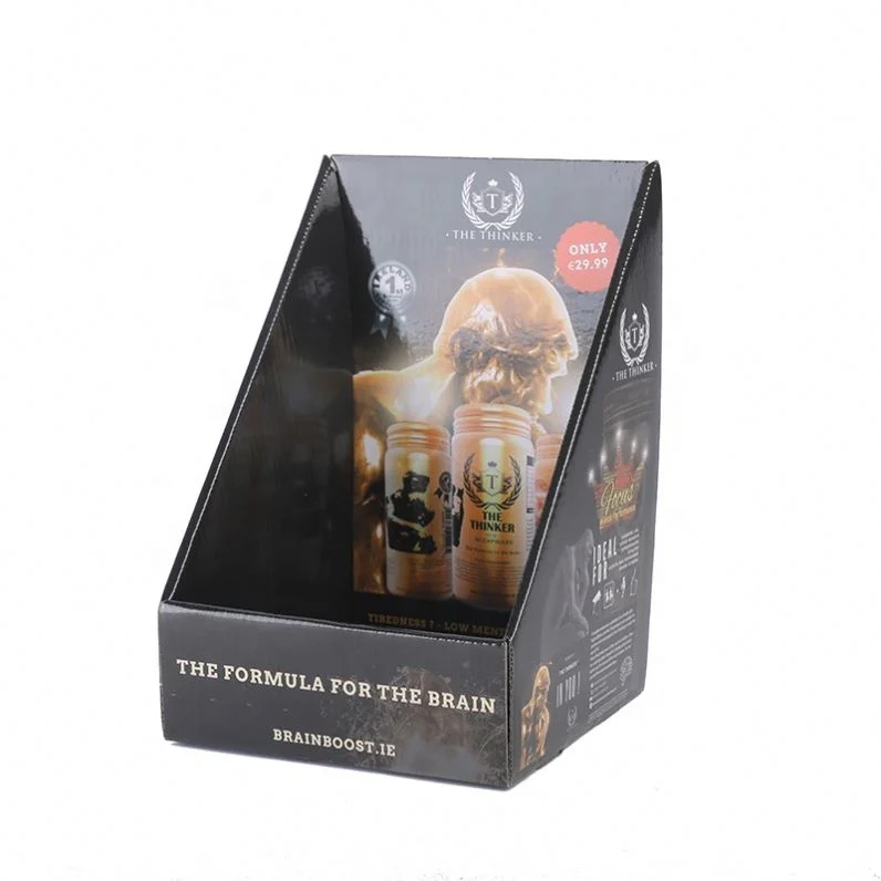 Personalized custom logo print size black corrugated cardboard recycled Wine Beer Packaging Display Box