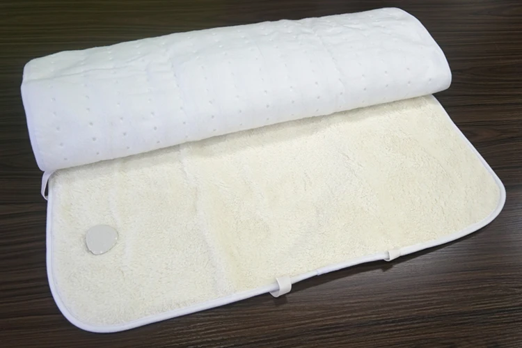 Sherpa Blanket  No Battery Heated Blankets Thermal Heating Soft Plush Washable Electric Blanket