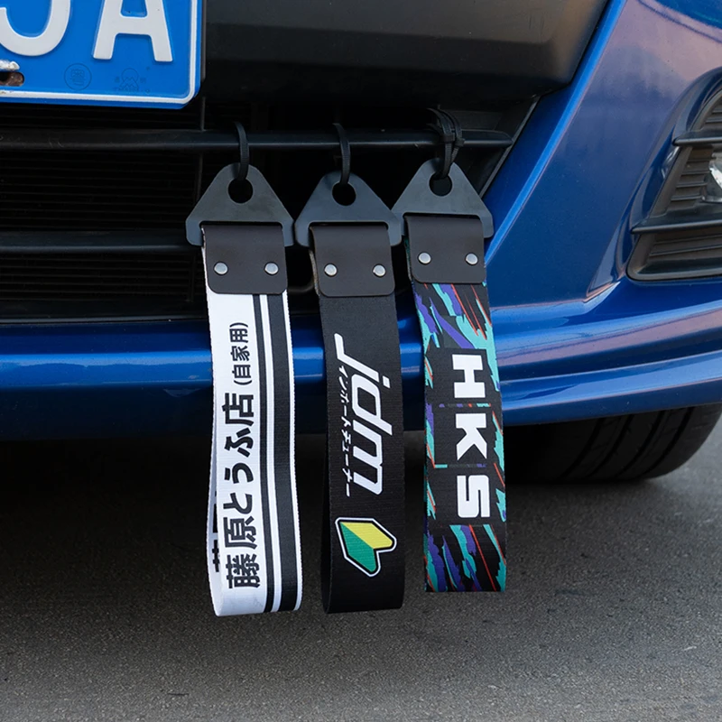 JDM Гоночный Спортивный Стиль буксирный ремень Универсальный гоночный буксирный стержень нейлоновый автомобильный трейлер крюк для NOS Bride nitial D буксир