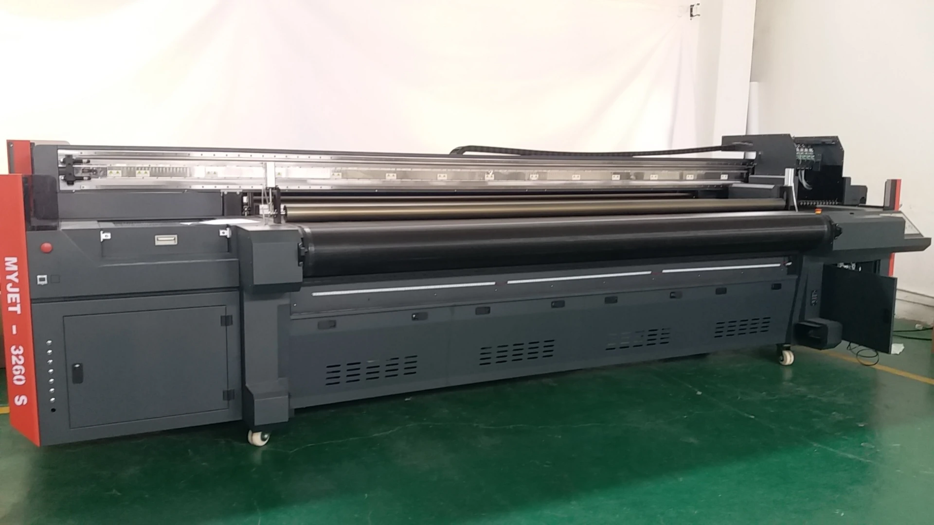 Myjet Industrial 3260B UV Hybrid Printer Roll to Roll Printer PrintHead 3.2m UV Hybrid Printer machines for big businesses