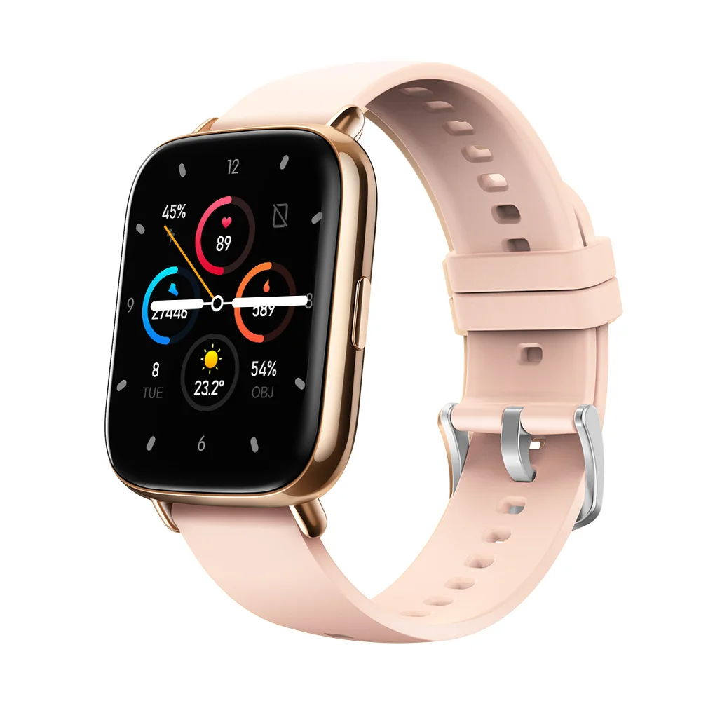 2022 Amazon Top Seller Fashion Smart Watch Waterproof Blood Pressure Heart Rate Monitor Touch Watch Smart