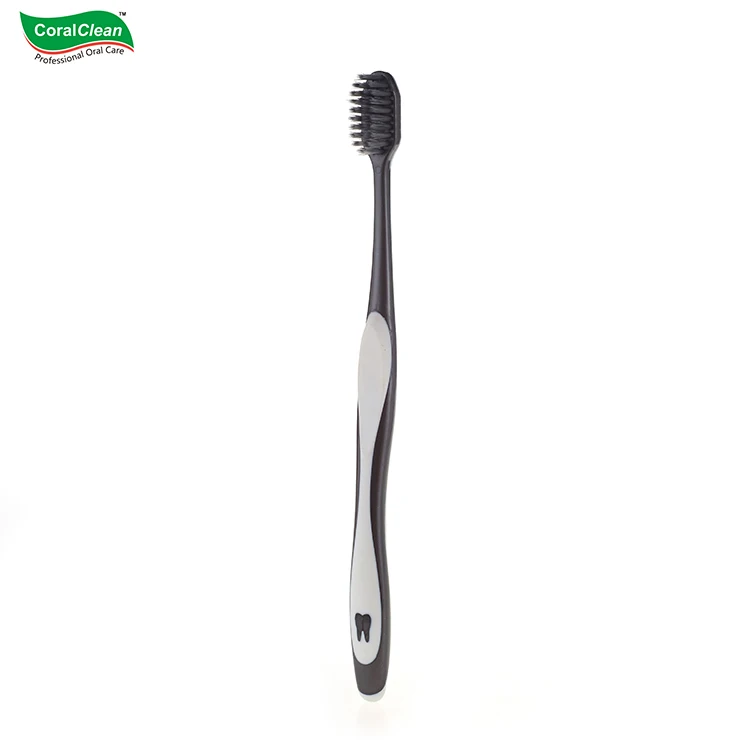 Enfresh Customized Oral Care Ultra Soft Charcoal Bristles Adult Toothbrush 2 Piece Pack